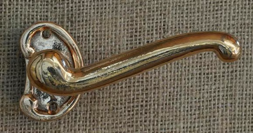 VIRGOLA - Classic style door handle by GIARA ART DESIGN-BRONZE - view 3